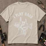 I Play Bass Funny Fishing Music Lover T-Shirt, Bass Fishing Shirt, Fishing T-Shirts