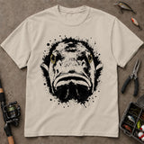 Abstract Bass Face Ink Splash Fishing T-Shirt, Bass Fishing Shirt, Fishing Graphic Tee