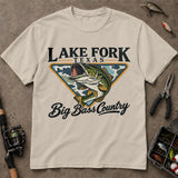 Lake Fork Texas Big Bass Country Fishing T-Shirt, Bass Fishing Shirt, Fishing Graphic Tee