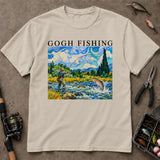 Gogh Fishing Van Gogh Style Trout T-Shirt, Fishing T-Shirts, Trout Fishing Shirt