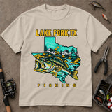 Lake Fork Texas Bass Fishing T-Shirt, Fishing Graphic Tee, Texas Fishing Apparel