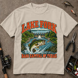 Lake Fork Bass Capital Of Texas Fishing T-Shirt, Bass Fishing Shirt, Fishing Graphic Tee
