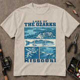 Lake Of The Ozarks Missouri Bass Landmark T-Shirt, Fishing T-Shirt, Angler Shirt
