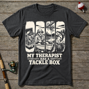 Tackle Box T-Shirt — Charcoal