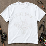 I Play Bass Funny Fishing Music Lover T-Shirt, Bass Fishing Shirt, Fishing T-Shirts