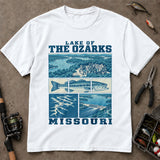 Lake Of The Ozarks Missouri Bass Landmark T-Shirt, Fishing T-Shirt, Angler Shirt