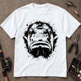 Abstract Bass Face Ink Splash Fishing T-Shirt, Bass Fishing Shirt, Fishing Graphic Tee