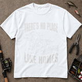 There’s No Place Like Homes Great Lakes Map T-Shirt, Fishing Graphic Tee, Angler T-Shirt