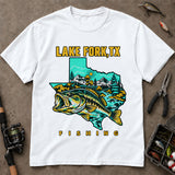 Lake Fork Texas Bass Fishing T-Shirt, Fishing Graphic Tee, Texas Fishing Apparel