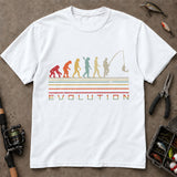 Evolution To Angler Vintage Fishing T Shirt, Funny Fishing Shirt, Fishing Graphic Tee