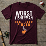 Worst Fisherman Best Beer T-Shirt
