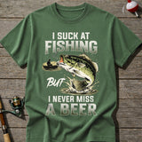 Suck At Fishing Love Beer T-Shirt