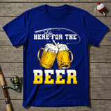 Here For The Beer Fishing T-Shirt